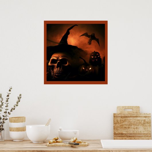 Halloween - Jack-O-Lanterns 4 Poster (Küche)