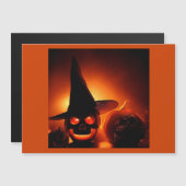 Halloween - Jack-O-Lanterns 5 Magnetkarte (Vorne/Hinten)