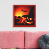 Halloween - Jack-O-Lanterns 6 Leinwanddruck (Insitu (Wohnzimmer))