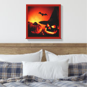Halloween - Jack-O-Lanterns 6 Leinwanddruck (Insitu (Schlafzimmer))