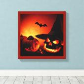 Halloween - Jack-O-Lanterns 6 Leinwanddruck (Insitu (Holzboden))