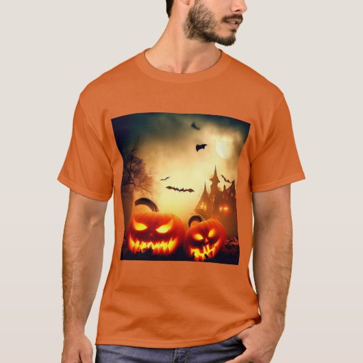 Halloween - Jack-O-Lanterns 8 T-Shirt (Vorderseite)