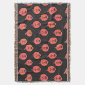 Halloween Jack O"Lanterns Decke (Vorderseite Vertikal)