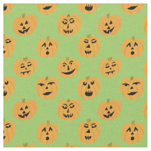 Halloween Jack-O-Lanterns Pumpkins-Muster Stoff