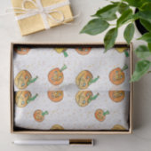 Halloween Jack-O-Lanterns Wasserfarbe Seidenpapier (Geschenk)