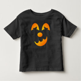 Halloween Jack-o'-Laterne Funny Face Kleinkind T-shirt