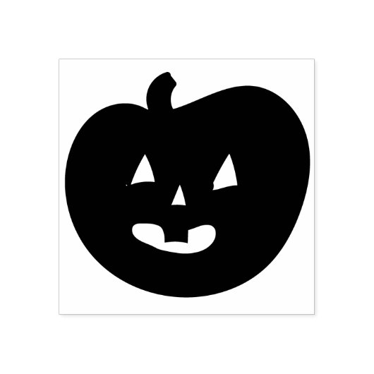 Halloween Jack-o-Laterne Gummistempel (Prägung)