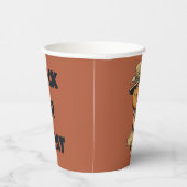 Halloween Jack-o' Laterne in Orange Paper Cups Pappbecher (Rechts)