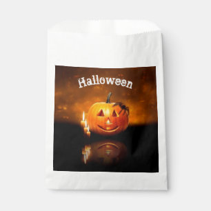 Halloween Jack-o-Laterne mit Spider Geschenktütchen