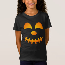 Halloween Jack-o'-Laterne Niedlich Face Girl's T - T-Shirt