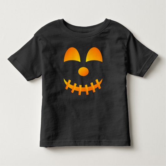 Halloween-Jack-o'-Laterne Niedlich Kleinkind T-shirt (Vorderseite)