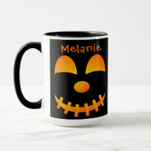 Halloween-Jack-o'-Laterne Niedliche Combo-Tasse
