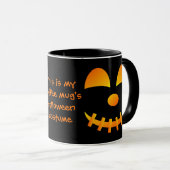 Halloween-Jack-o'-Laterne Niedliche Gesichter-Tass Tasse (VorderseiteRechts)