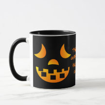 Halloween-Jack-o'-Laterne-Tasse