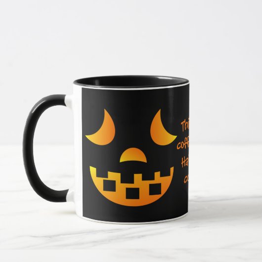 Halloween-Jack-o'-Laterne-Tasse Tasse (Links)