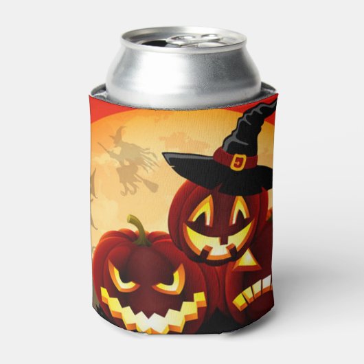Halloween Jack-o-Laternen Dosenkühler (Kanne Vorderseite)