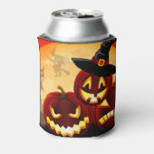 Halloween Jack-o-Laternen Dosenkühler (Kanne Rückseite)
