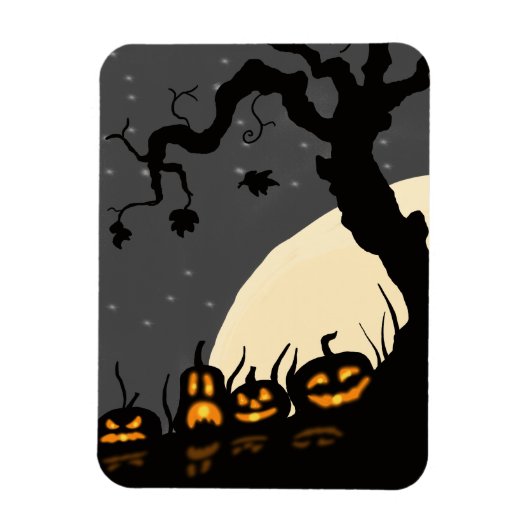 Halloween Jack-o-Laternen Magnet (Vertikal)