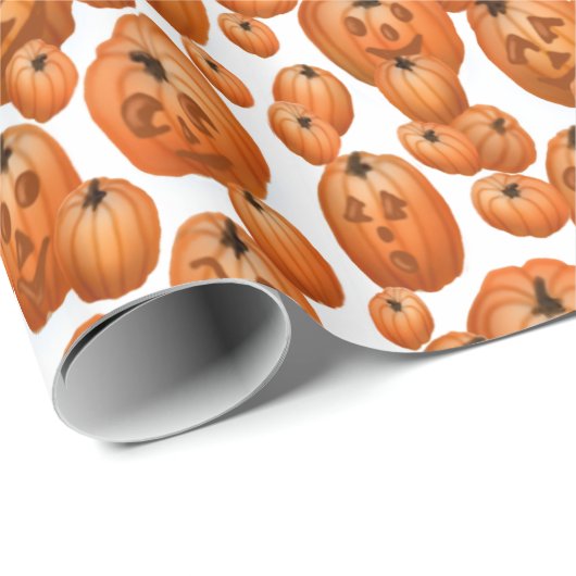 Halloween-Jack O Laternen-Verpackungs-Papier Geschenkpapier (Rolleneckpunkt)