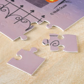 Halloween Jack-o'-Laternenhaus Puzzle (Seite)