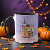 Halloween Jack-o'-Laternenhaus Tasse