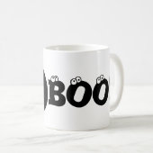 Halloween JACK O'LANTERN BOO! Kaffeetasse (VorderseiteRechts)