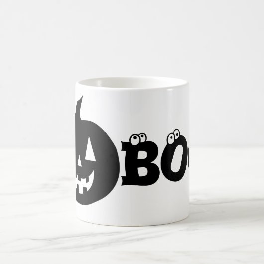 Halloween JACK O'LANTERN BOO! Kaffeetasse (Mittel)