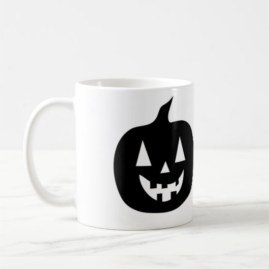 Halloween JACK O'LANTERN BOO! Kaffeetasse (Links)