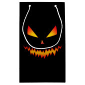 Halloween Jack O'Lantern Gesicht cooles beängstige Kleine Geschenktüte (Rückseite)