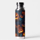 Halloween Jack o'Lantern Pattern Trinkflasche (Links)