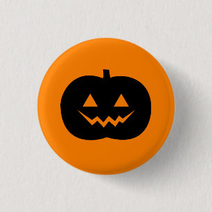 Halloween-Jack O'Lantern Pinback Knopf Button