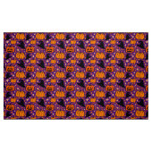 Halloween Jack O'Lantern und Lila Rotzerhut Stoff (Fat Quarter (45,7 x 55,9 cm))