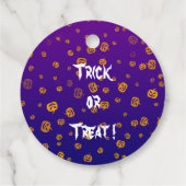 Halloween Jack Pumpkins Geschenkanhänger (Rückseite)