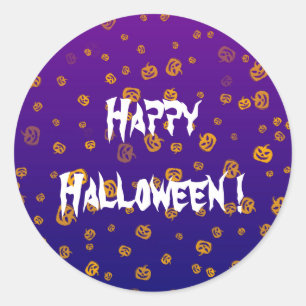 Halloween Jack Pumpkins Runder Aufkleber