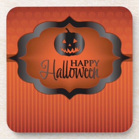 Halloween-Jack Untersetzer (Vorderseite)