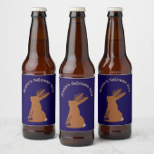 Halloween Jackalope Trick oder Treat Custom Bierflaschenetikett (Flaschen)