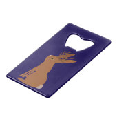 Halloween Jackalope Trick oder Treat Custom Geldbeutel Flaschenöffner (Vorderseite Schrägansicht)