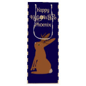 Halloween Jackalope Trick oder Treat Custom Geschenktüte Für Weinflaschen (Vorderseite)