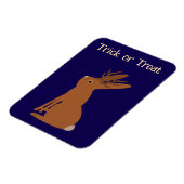 Halloween Jackalope Trick oder Treat Custom Magnet (Linke Seite)