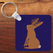 Halloween Jackalope Trick oder Treat Custom Schlüsselanhänger (Vorderseite)