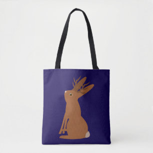 Halloween Jackalope Trick oder Treat Double Side Tasche