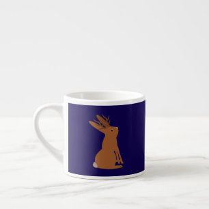 Halloween Jackalope Trick oder Treat Espressotasse