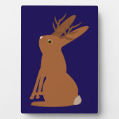 Halloween Jackalope Trick oder Treat Fotoplatte (Vorderseite)