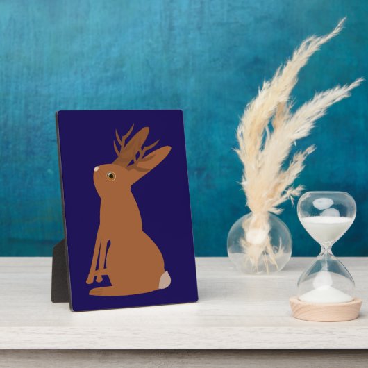 Halloween Jackalope Trick oder Treat Fotoplatte (Seite)