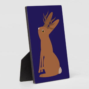 Halloween Jackalope Trick oder Treat Fotoplatte
