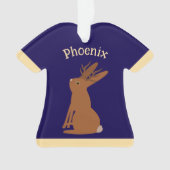 Halloween Jackalope Trick oder Treat Individuelle Ornament (Vorderseite)