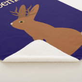 Halloween Jackalope Trick oder Treat Individuelle Sherpadecke (3/4)