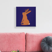 Halloween Jackalope Trick oder Treat Leinwanddruck (Insitu (Wohnzimmer))