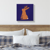 Halloween Jackalope Trick oder Treat Leinwanddruck (Insitu (Schlafzimmer))