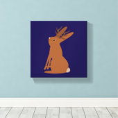 Halloween Jackalope Trick oder Treat Leinwanddruck (Insitu (Holzboden))